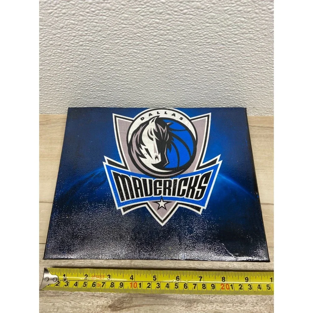 NBA Dallas Maveriks Framed Logo Sign Painting Wall Decor